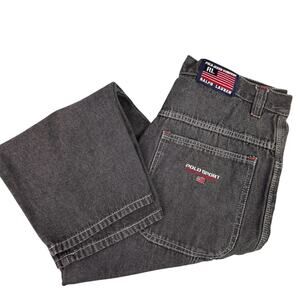 Polo Ralph Lauren VTG American Flag Carpenter Painter Jeans Baggy USA 90s 38